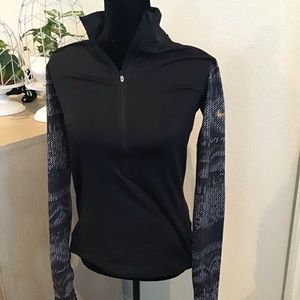 Nike Pro Dri fit half zip long sleeve shirt